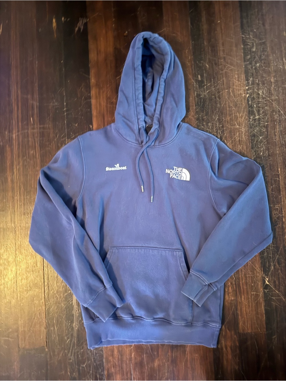 The North Face Men's Navy Blue Pullover Hoodie Steamboat Springs